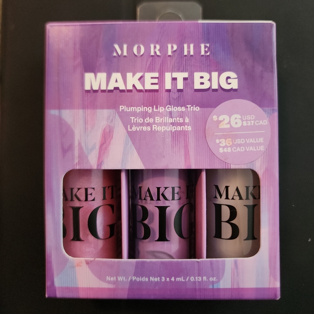 Morphe Make It Big Plumping Lipgloss Trio